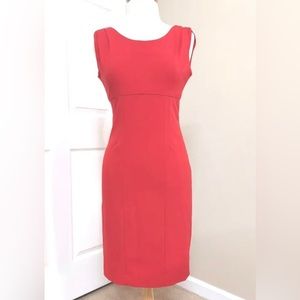 Calvin Klein Casual Woman Dress Sleeveless, Midi dress , Red, Size  2, Preowned